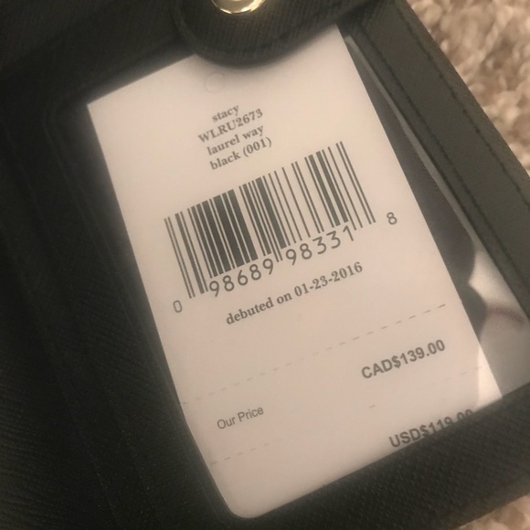 Sold Black Stacy kate spade wallet NWT - Picture 3 of 3